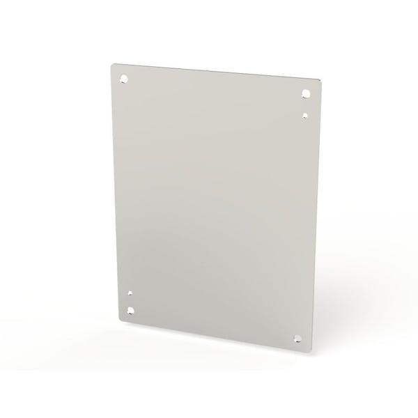 17 in H, 0.13 in D, 13 in W, Aluminum